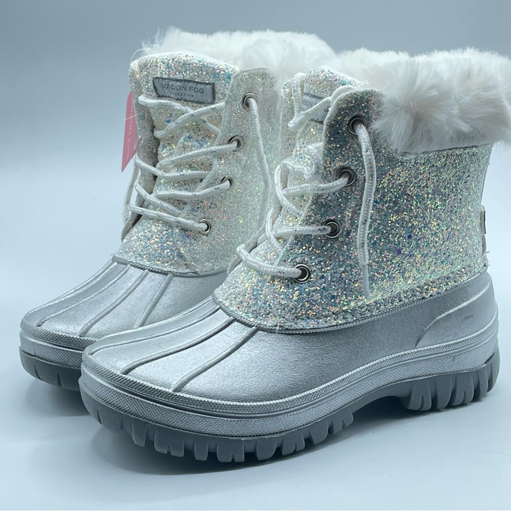 London Fog Glittery Snow Boots